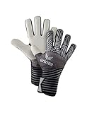 Erima Erwachsene Flex RD Pro Torwarthandschuhe, schwarz/grau/weiß, 7,5