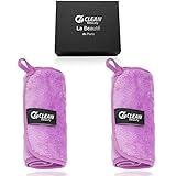 4Clean 2x Wiederverwendbare Abschminktücher I Nachhaltige & Umweltfreundliche Abschminkhandschuhe I MakeUp entferner & Reinigungstuch I Gesichtsreinigung einfach gemacht