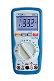 PeakTech 3320 – True RMS Digital Multimeter NCV mit Vibrationsalarm, 6000 Counts, Handmultimeter, Kapazität, Messung, Spannungsmesser, Autorange, Durchgangsprüfer, Messgerät, Strom - CAT III 600 V P 3320