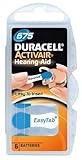 6 St. Duracell Activair 675 / BLAU - für alle Hörgeräte mit Batterietyp 675