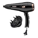 Babyliss Cordkeeper 2000 Ionic-Haartrockner D373E, einzigartige Kabeleinzugsfunktion Im Griff, 2000 Watt schwarz