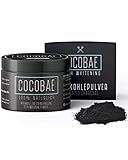 COCOBAE® Teeth Whitening - Aktivkohle Pulver Aus Kokosnuss Kohle Für Weiße Zähne – Kokos Zahnaufhellung - Aktivkohle Zähne - Aktivkohle Zahnaufhellung - Activated Charcoal Powder