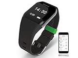Soehnle Fit Connect 300 HR mit Bluetooth Fitnesstracker mit App-Anbindung, Fitness Armband mit Datenspeicher, Fitness Tracker mit Datum- & Uhranzeige