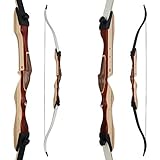 RAGIM Recurvebogen, Bogen, Sportbogen, Take Down Wildcat Plus 68' 32 lbs, Linkshand