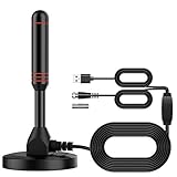 Bqeel DVB-T2 Antenne TV Antenne HDTV Antenne dvbt Antenne/ AVK25 Plus/ALU-Massivkern für maximale Signalqualität/DVB-T2 & DVBT2-HD