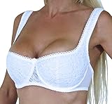 wundershop Balconett Halbschale Push up Bügel Dirndl BH 75 80 85 90 95 100 105 110 A B C D E F G H Größe 110 E