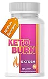 Saint Nutrition® KETO BURN - Appetitzügler & extrem schnell - 2 Kapseln für den Tag & - endlich für Frauen und Männer mit Mariendistel + Cranberry & Lemongras & Stoffwechsel Hergestellt in Deutschland