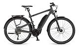 Winora Yakun Tour Yamaha Elektro Fahrrad 2021 (27.5' Herren Diamant 53cm, Gunmetal/Schwarz)