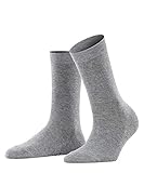 FALKE Damen Socken Family - 94% Baumwolle, 1 Paar, Grau (Grey Mix 3399), Größe: 39-42
