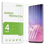 apiker [4 Stück] TPU Schutzfolie für Samsung Galaxy S10, Samsung Galaxy S10 TPU Displayschutzfolie, blasenfrei, hohe Definition, hohe Empfindlichkeit