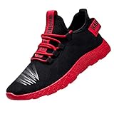 FRAUIT Herren Mesh Sneakers Sportschuhe Leicht Comfort Sicherheitsschuhe rutschfest Sportlich Jogger Schuhe Fitness straßenlaufschuhe Bequem Super Qualität Verschleißfest Keine Verformung