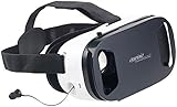 auvisio VR Brillen: Virtual-Reality-Brille, In-Ear-Headset, Touch-Bedienung, Bluetooth 4.2 (3D Brillen)
