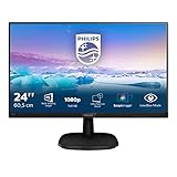 Philips 243V7QDAB - 24 Zoll FHD Monitor (1920x1080, 60 Hz, VGA, DVI, HDMI) schwarz