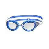Zoggs Schwimmbrille Predator, silver/blue/clear, Einheitsgröße