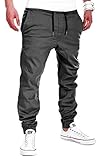 MT Styles Harem Jogger Chino-Hose C-60 [Dunkelgrau, W30]