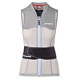 Atomic Damen Ski-Protektor-Weste Live Shield Vest AMID W, mit AMID-Body, Größe S, grau, AN5205014S