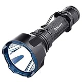 OLIGHT Warrior X Turbo LED Taschenlampe 1100 Lumen 1000 Meter Reichtweit IPX8 Wasserdicht Wiederaufladbar USB Taktische Taschenlampe mit Pocket Clip für Outdoor Jagd Such- Rettung (Schwarz)