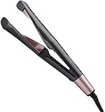 Double Beauty 2 in 1 Glätteisen Haarglätter&Lockenstab Stylingplatten mit einstellbarer Temperaturregelung,LCD Display aus Keramik und Antistatik für alle Haartypen,hoch Qualität