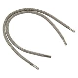 REMA 1 Paar Schnürsenkel hellgrau - rund - Kordel - Ø 3,0 mm von 20 cm - 500 cm (170 cm)