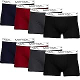 MERISH Boxershorts Herren 8er Pack S-5XL Unterwäsche Unterhosen Männer Men Retroshorts 216 (XL, 216c 8er Set Mehrfarbig)