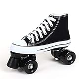 Longxs Quad Rollschuhe Roller Skate, Eisbahn professionelle Coole LED blinkende Rollschuhe Zweireihige Rollschuhe Erwachsenensport für Mädchen und Jungen-39