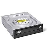 Hitachi-LG GH24NSD6 Interner Super Multi-DVD-Brenner mit 24-facher Geschwindigkeit und M-Disc Support, DVD+/-R, CD-R, DVD-RAM und Windows 10 Kompatibel, Software inklusive