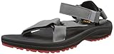 Teva Herren Winsted Solid Mens Sandalen, Schwarz (Black/Red BRD), 44.5 EU