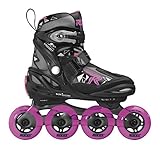 Roces Mädchen Moody Girl TIF Inline-Skates, Black-pink, 36-40