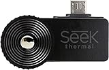 Seek Thermal Compact XR - Preiswerte Wärmebildkamera mit Erweiterter Sichtweite, Micro-USB Anschluss und Wasserdichtem Schutzgehäuse Kompatibel mit Android Smartphones - Schwarz, UT-AAA