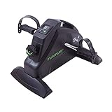 Tunturi Cardio Fit M30 Mini Bike Heimtrainer / Pedaltrainer / Arm- und Beintrainer / Minifahrrad / Bewegungstrainer für Senioren mit LCD-Bildschirmanzeige - Schwarz