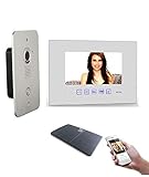 2 Draht Video Türsprechanlage Gegensprechanlage 7'' Monitor mit WLAN Schnittstelle