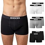 Snocks Boxershorts Herren Mix Größe XL 6 Paar Unterhosen Männer X-Large Herren Unterhosen Herren Boxershorts Baumwolle Herren Unterwäsche