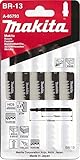 Makita A-85793 Stichsägeblatt BR13 HCS für Holz & spez. Küchenarbeitsplatten -5-er Pack
