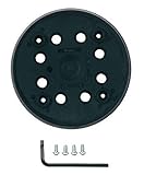 Bosch Professional Schleifteller (Ø 125 mm, mittelhart, mit Klettsystem, Zubehör für Exzenterschleifer PEX 270 A/PEX 270 AE)