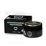 Kokosnuss Aktivkohle Pulver Zahnaufhellung für Weiße Zähne auf natürlicher Basis, Teeth Whitening Activated Charcoal powder Aktivkohle Zahnpasta Homebleaching
