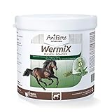 AniForte WermiX Pulver für Pferde und Ponys 250g - Naturprodukt nach Wurmbefall mit Saponine, Bitterstoffe, Gerbstoffe, Wermut, Naturkräuter harmonisieren Magen & Darm