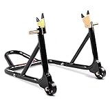 ConStands - Motorrad Montageständer Kompatibel für Schwarz Motorradständer Hinterrad Hinten Standard Racing Basis