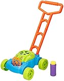 Seifenblasenmaschine mit Seifenblasenflüssigkeit Seifenblasenpistole Geburtstag (Rasenmäher Maschine + 1 Liter)
