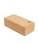 Manduka Lean Easy Grip Fine Grain Kork Yoga Block, 21,8 x 7 x 11 cm, Modell: Lean Cork Block