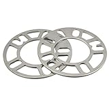 Rad Distanzscheiben, 2Pcs Aluminiumlegierung 4 und 5 Lug3 / 5/8/10 / 12mm Dicke Universal Rad Distanzscheiben (thick 3 mm)