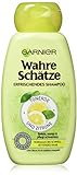 Garnier Wahre Schätze Erfrischendes Shampoo Tonerde & Zitrone, belebt, reinigt und pflegt normales bis schnell fettendes Haar, 250 ml