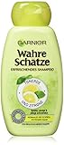 Garnier Wahre Schätze Erfrischendes Shampoo Tonerde & Zitrone, belebt, reinigt und pflegt normales bis schnell fettendes Haar, 250 ml