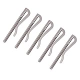 Geldklammer für Frühling, Geldscheinklammer aus Silber, Geldbörse, Werkzeug zum Basteln von Geldscheinen, für Lederkarten, Handtasche, 5 Stück
