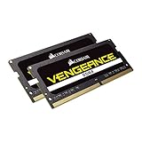 Corsair CMSX32GX4M2A2666C18 Vengeance 32GB (2x16GB) DDR4 2666Mhz 204 Pin SODIMM Performance Notebook Memory Kit, Schwarz