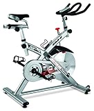 BH Fitness SB3 H919N Indoorbike, Indoorcycling, SPD-Trekking-Pedale, Lenkerabdeckung