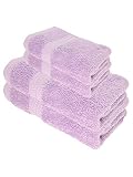 Julie Julsen Bio Duschtuch-Set 4 TLG. 2 Dusch- 2 Handtücher Lavendel 100% Baumwolle Frotte 550g/m²