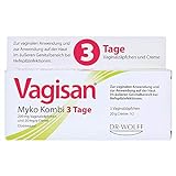 Vagisan Myko Kombi 3 Tage Vaginalzäpfchen und Creme, 1 St. Kombipackung