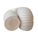 daniplus Abluftschlauch PVC flexibel Ø 150 mm, 6 m z.B. für Klimaanlagen, Wäschetrockner, Abzugshaube