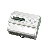 B+G E-Tech DRT751DE - LCD digitaler Drehstromzähler Stromzähler MID GEEICHT/BEGLAUBIGT 5(100) A mit S0 Interface für DIN Hutschiene