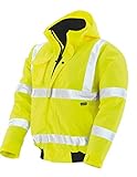 teXXor Warnschutz-Pilotenjacke Whistler wasserdichte, winddichte Arbeitsjacke, L, gelb, 4118